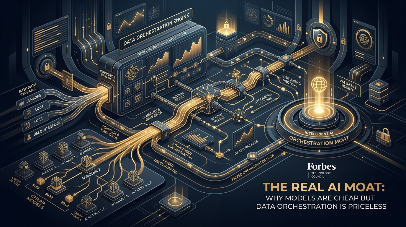 The Real AI Moat: Why Models Are Cheap But Data Orchestration Is Priceless