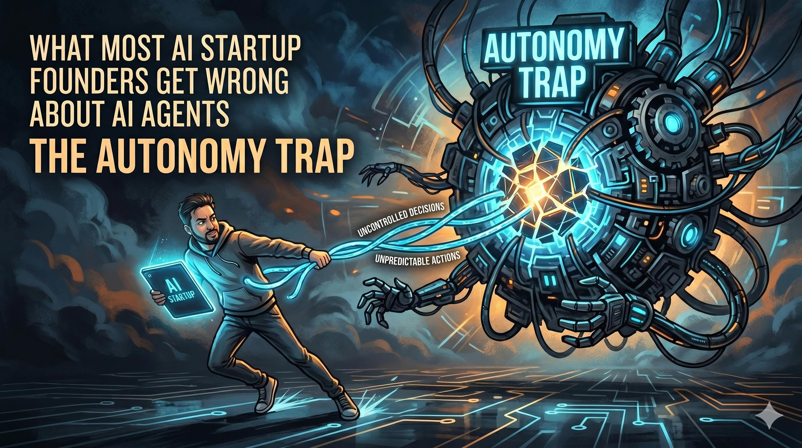What Most AI Startup Founders Get Wrong About AI Agents: The Autonomy Trap
