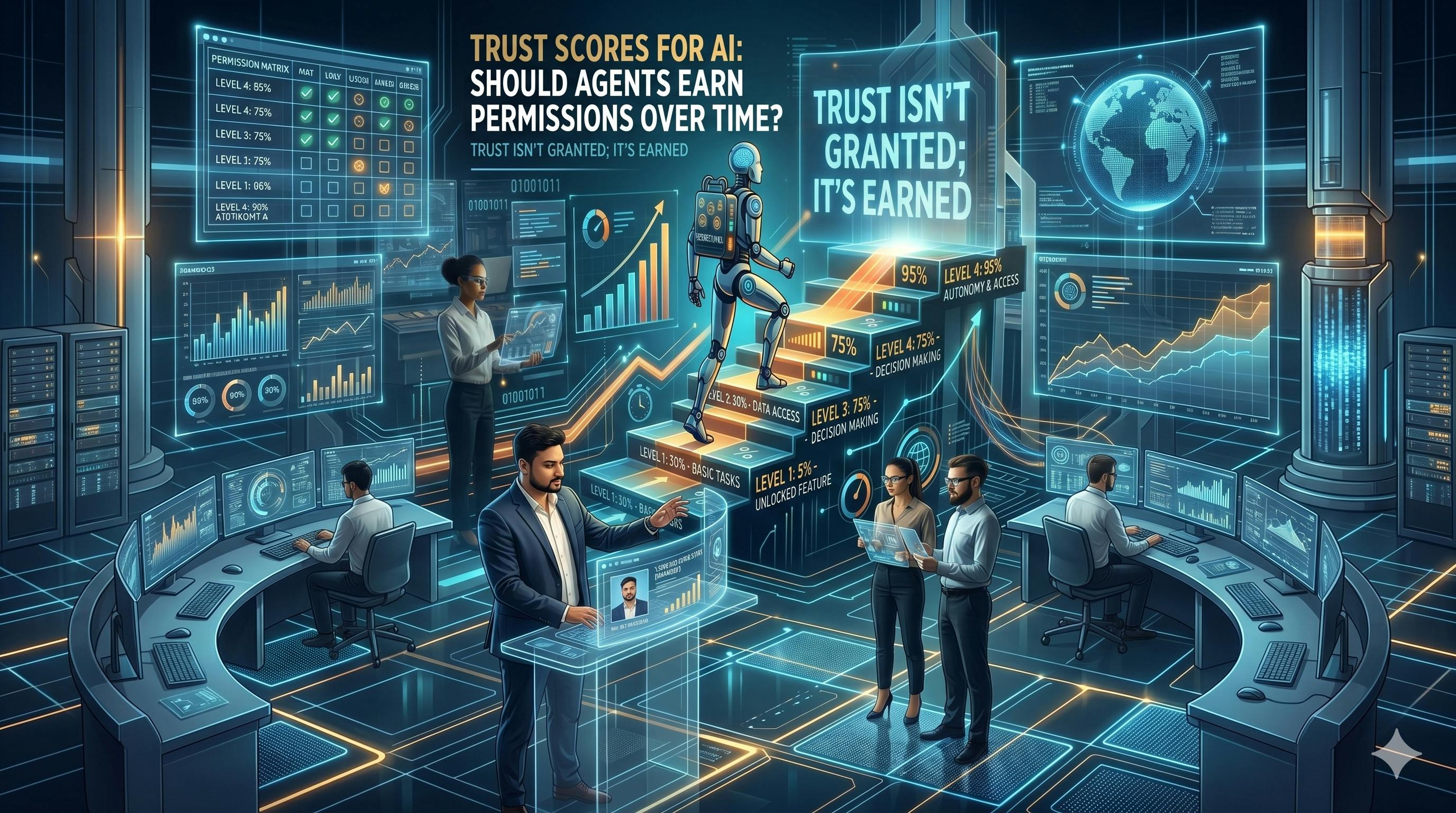 Trust Scores for AI: Should Agents Earn Permissions Over Time? Trust Isn’t Granted, It’s Earned