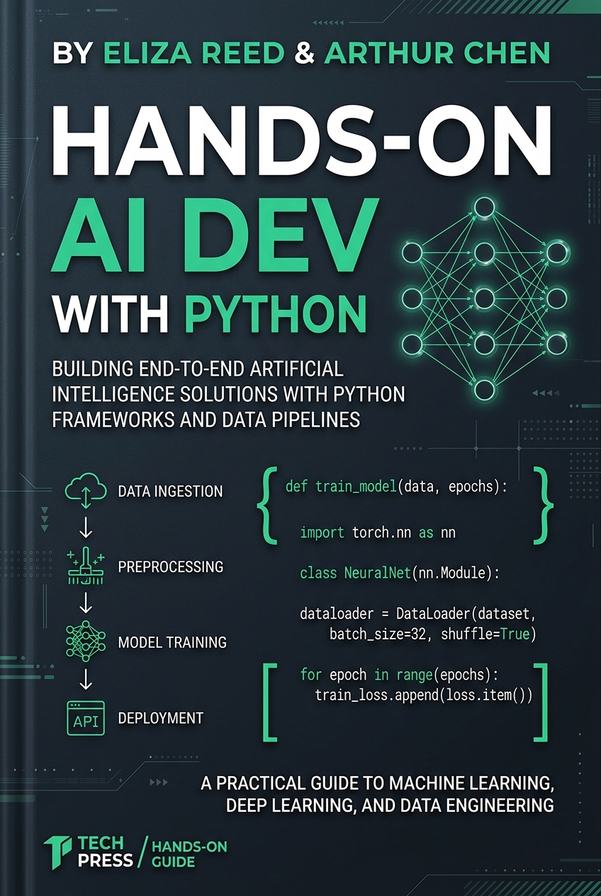 Hands-On AI Dev with Python Book Cover